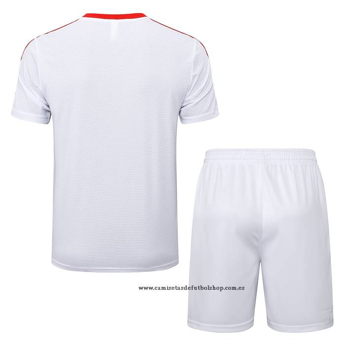 Chandal del Bayern Munich 125 Aniversario 25-26 Manga Corta Blanco - Pantalon Corto